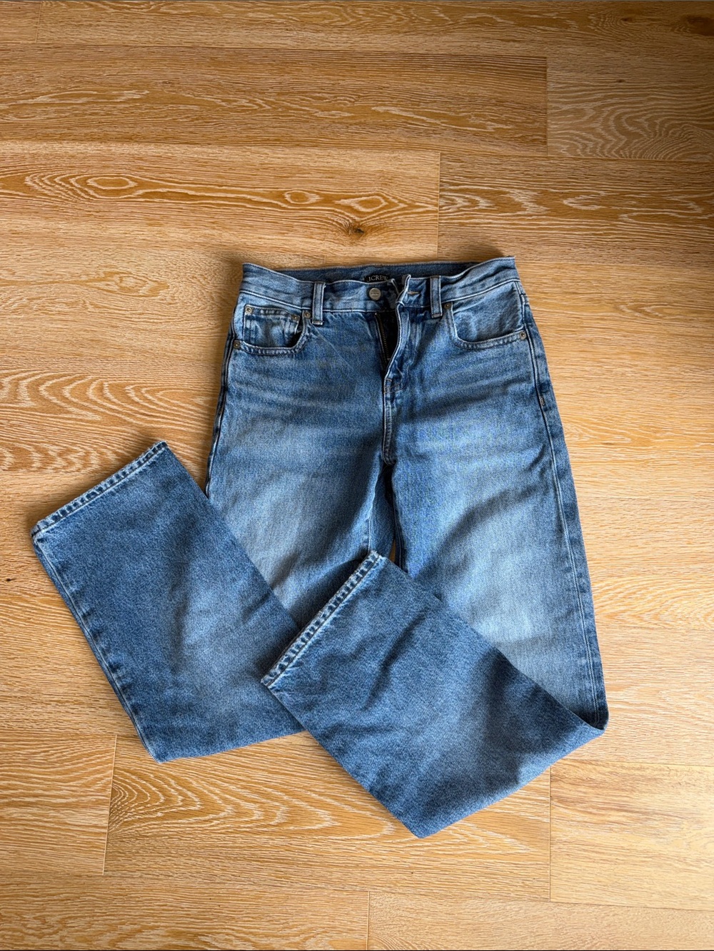 J Crew relaxed straight leg jeans